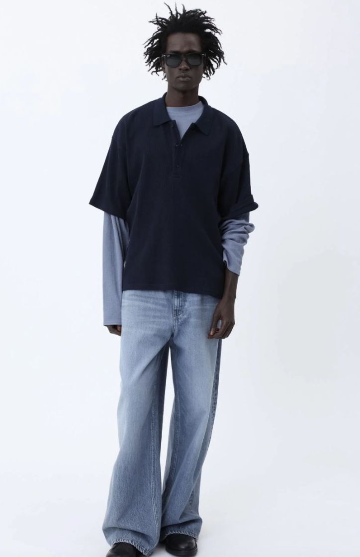 Topper polo Navy blazer