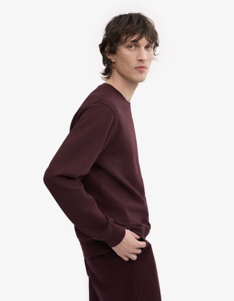 Classic Crew oxblood red 