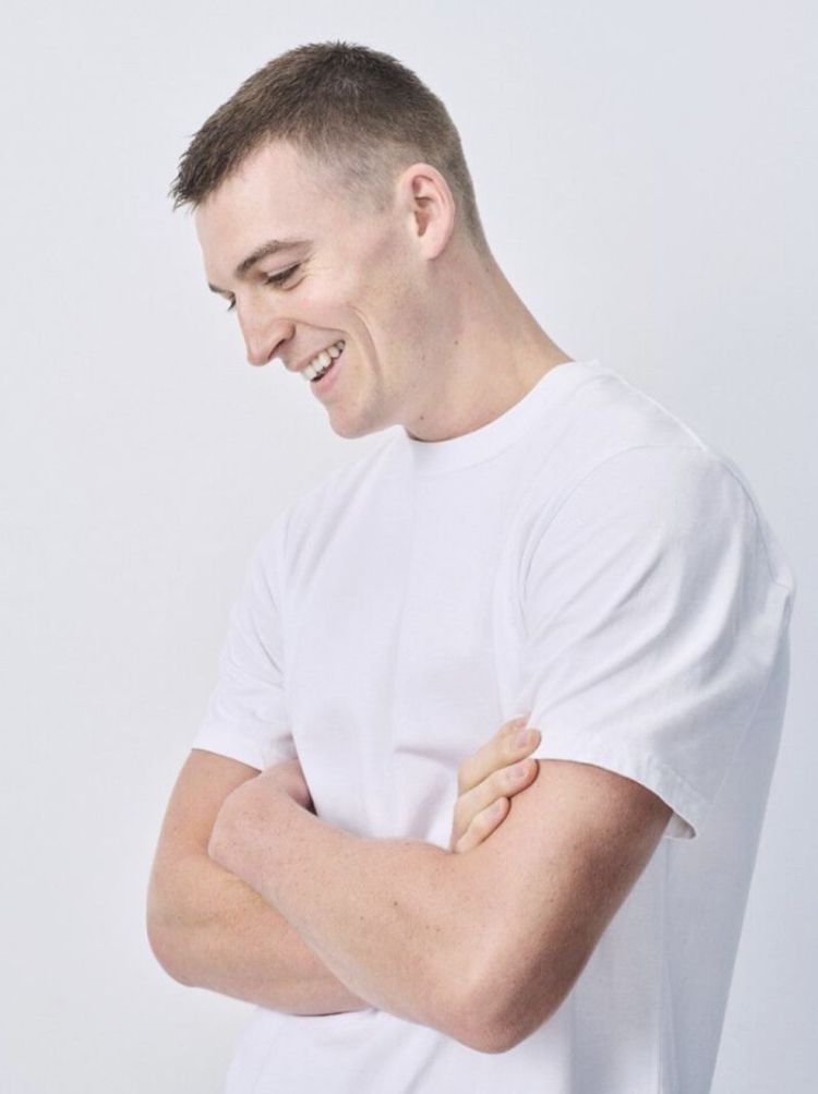 T-shirt col rond Blanc