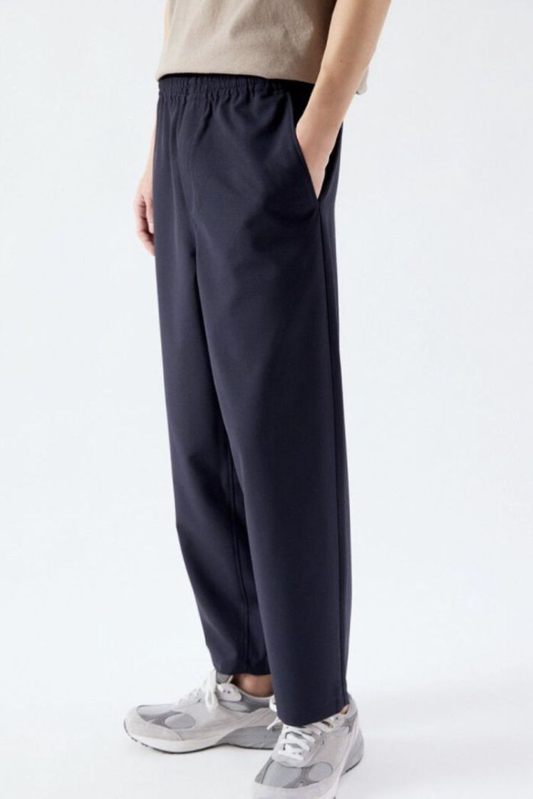 Pantalon large Navy