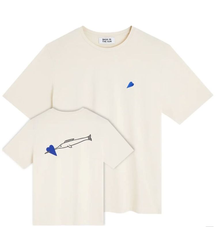heart tee Ivory
