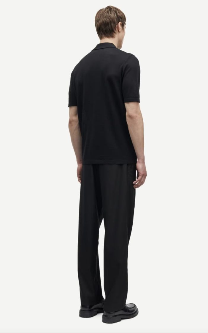 Sarowan knit polo 15477 Black