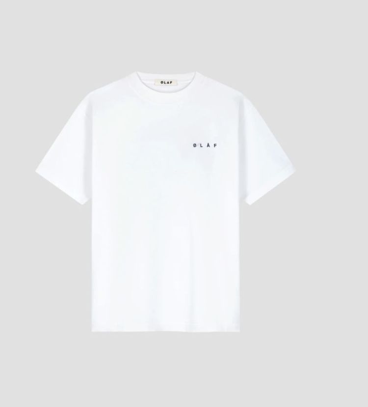 Lasso face tee Optical White