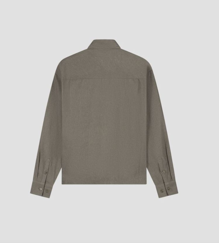 Textured boxy shirt Chocolate chip