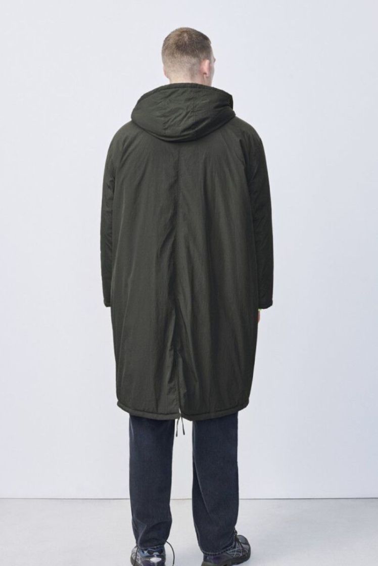 Parka mi longue ample  Carbon